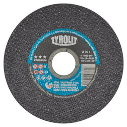 Disco Corte 2 en 1  Extradelgado 4 1/2" X 3/64" X 7/8" TYROLIT AUSTROMEX (4260)