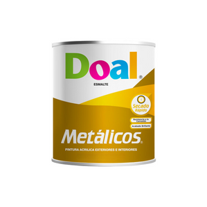 Esmalte Acrilico Metalico Ducado 1/2 Litro DOAL