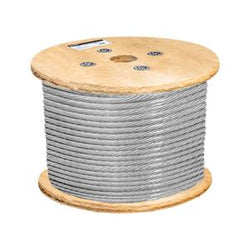 CABLE ACERO GALVANIZADO  3/16"  7 X 19 500 MTS WESTON (B-040-1)