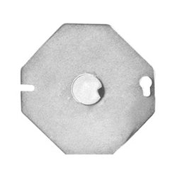 TAPA OCTAGONAL 4" P/CAJA OCTAGONAL GALVANIZADA ITSA  (JVD278)