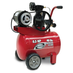 COMPRESOR EVANS CON TANQUE 40 LTS  1/2 HP  120 LB/PULG2
