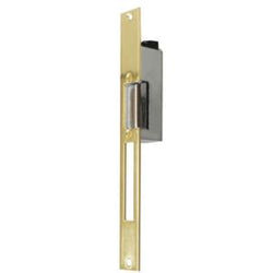 Contra Electrica Laton Brillante LOCK (L77LB)