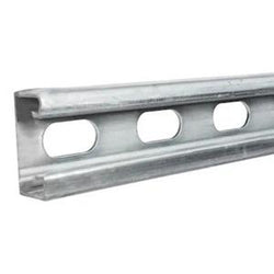 RIEL UNICANAL  4"  X  2" PERFORADO AMARILLO ANCLO (UOL 4X2)