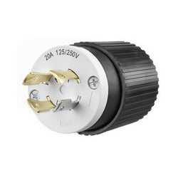 CLAVIJA COLGANTE MEDIA VUELTA 2 P 2 HILOS 20A 250V()