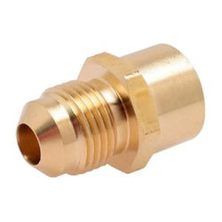 NIPLE TERMINAL BRONCE FLER  3/8" X 3/8"  N.P.T  HQ