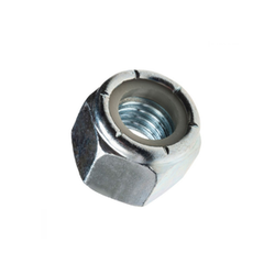 TUERCA HEXAGONAL  DE SEGURIDAD INSERTO NYLON 1/2" C/100 PIEZAS HQ