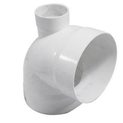 CODO SANITARIO SALIDA TRASERA PVC 4" X 2" CRESCO (SNL06TC)