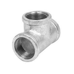 TEE REDUCCION GALVANIZADA  DE  1   A  1/2