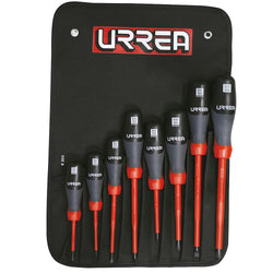 DESARMADORES JUEGO 8 PZAS P/1000V URREA (9700TA)