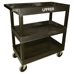 Carro utilitario plástico 35" x 18" 3 niveles URREA (9980P)
