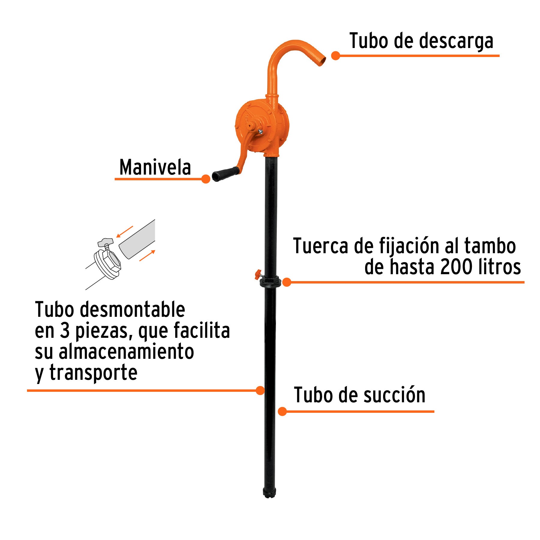 Bomba Extractora TRUPER (BOMEX-25) (10067) - Ferretera la Fama