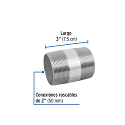 Niple Galvanizado  2  X  3   AR A012030