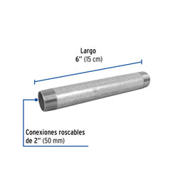 Niple Galvanizado  2  X  6   AR A012044