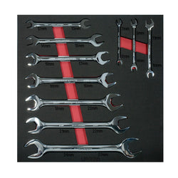 Juego Llaves Españolas Metricas 10 Piezas URREA (CH216)