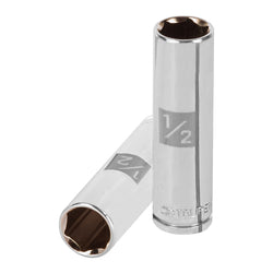 DADO 3/8" CUADRADO 6 PTAS LARGO 1/2" TRUPER (D-3816-HL) (13714)