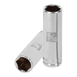 DADO 3/8" CUADRADO 6 PTAS LARGO 9/16" TRUPER (D-3818-HL) (13715)