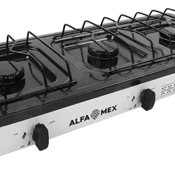 ESTUFA DE GAS 3 QUEMADORES BLANCA ALFA (611-6)