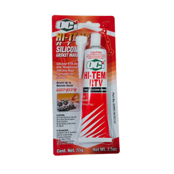 Silicón Automotriz Alta Temperatura Rojo 70 Grs OCITEC HTRT70TC12