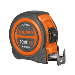 FLEXOMETRO COMPACTO CONTRA IMPACTO 10M CINTA 25MM TRUPER (FCG-10M) (102332)