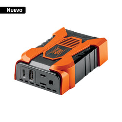 INVERSOR DE CORRIENTE DE 120 W CON PUERTOS USB A Y C TRUPER (104486)(INCO-11)