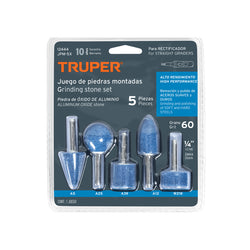 JUEGO PUNTAS MONTADAS CON 5 PZAS ZANCO 1/4" TRUPER (12444)