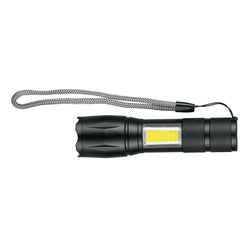 Linterna LED Recargable de Aluminio C/luz Lateral, 270 lm TRUPER (100371) (LINAR-260)