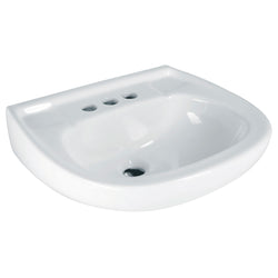 Lavabo Cerámico C/Rebosadero, Blanco FOSET (MUBA-10B) (44002)