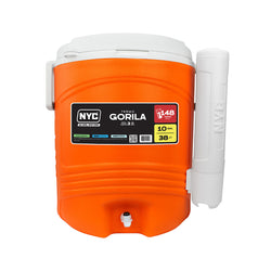 TERMO NARANJA MODELO 38LT/10GAL TIPO GORILA NYC (122N)