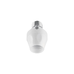 PORTALÁMPARA DE POLICARBONATO, CON SENSOR DE LUZ, 360° VOLTECK (POBA-21) (46534)