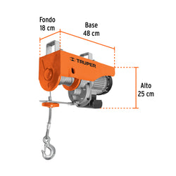 Polipasto eléctrico de 1000 kg TRUPER (POLE-1000) (16848)