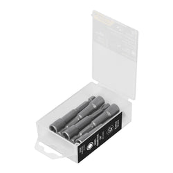 Estuche Con 5 Dados Magnéticos De 7/16' Largo 2-1/2', TRUPER (PUDE-9087)(12943)