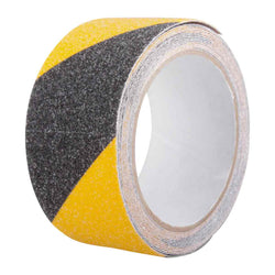 CINTA ANTIDERRAPANTE NEGRA-AMARILLA 2" X 5 MTS.  G-60 WESTON (TP-1026)