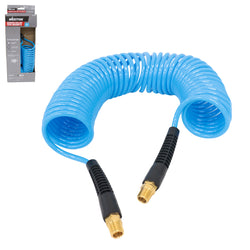 MANGUERA TIPO RESORTE  1/4" X 7.62 MTS AZUL WESTON  (W-70760)