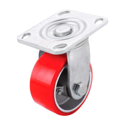 RODAJA FIERRO VACIADO C/PU GIRA. ROJA 4X2" WESTON (Y-1043-102)