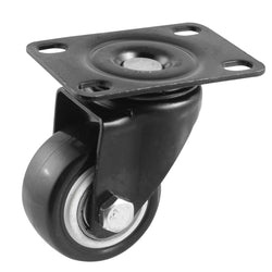 RODAJA NEGRA PU C/BALERO GIRA. 2 (50X26MM) WESTON (Y-1161-50)
