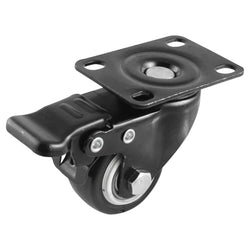 RODAJA NEGRA PU C/BALERO GIRA. C/FRENO 2 (50X26MM) WESTON (Y-1162-50)