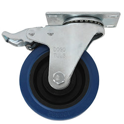 Rodaja Goma Elastica Azul Giratoria 5" DOGO (ZF5128)