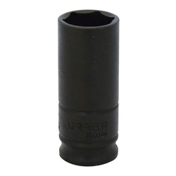 Dado de impacto largo cuadro de 3/8", 6 puntas, en pulgadas, 11/16" URREA (7722H)