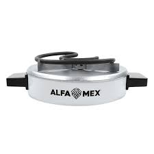 PARRILLA ELECTRICA REDONDA BLANCA 600 WATTS ALFA (B788-6)