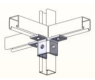 ANGULO DOS ALAS DOBLE RECTA 180|° DE 5 PERF P2227  ANCLO (HK 04)