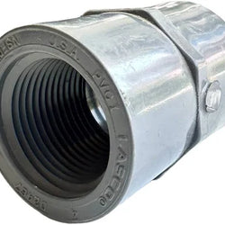 COPLE ROSCADO PVC C-80  1 1/4" CRESCO  (830-012)