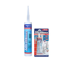 SILICON BLANCO 100% CARTUCHO 300 ML. WILLY PRESTO  (4430)