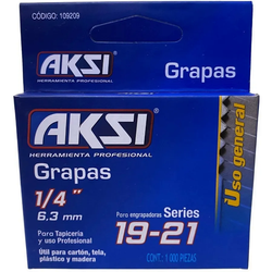 Grapa Serie 19-21 De 1/4" AKSI 109209