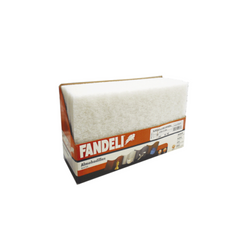 Almohadilla De Fibra No Abrasiva Blanca 152 X 229 Mm Fandeli 01473