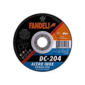 Disco De Corte/Desbaste Inox 4 1/2" X 2.8 X 22.2 Fandeli 72948