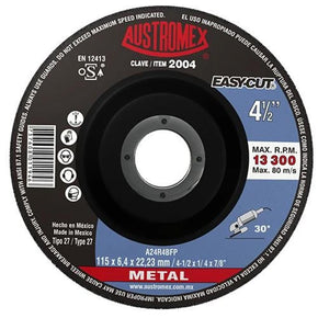 Disco Debaste Metal 4-1/2" X 1/4" X 7/8" EASy-CUT AUSTROMEX 2004