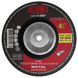 Disco Corte Metal 4-1/2" X 1/8" X 7/8" HUM AUSTROMEX 566