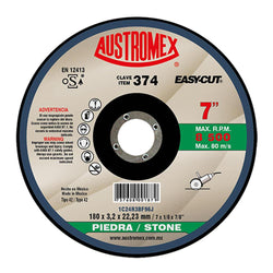 Disco Corte Piedra 7" X 1/8" X 7/8" EASy-CUT AUSTROMEX 374