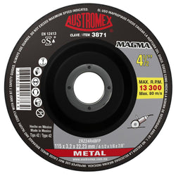 Disco Corte Metal 4-1/2" X 1/8" X 7/8" MAGMA AUSTROMEX 3871