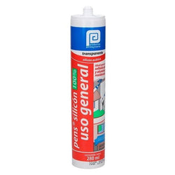 Silicón Pens Uso General 100% Transparente Cartucho PENS SSI2T36*